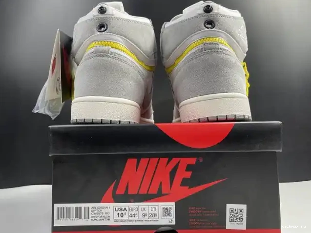 Rep MAX Smoke Light CW6576-100 Jordan High 1 Air Switch 0622